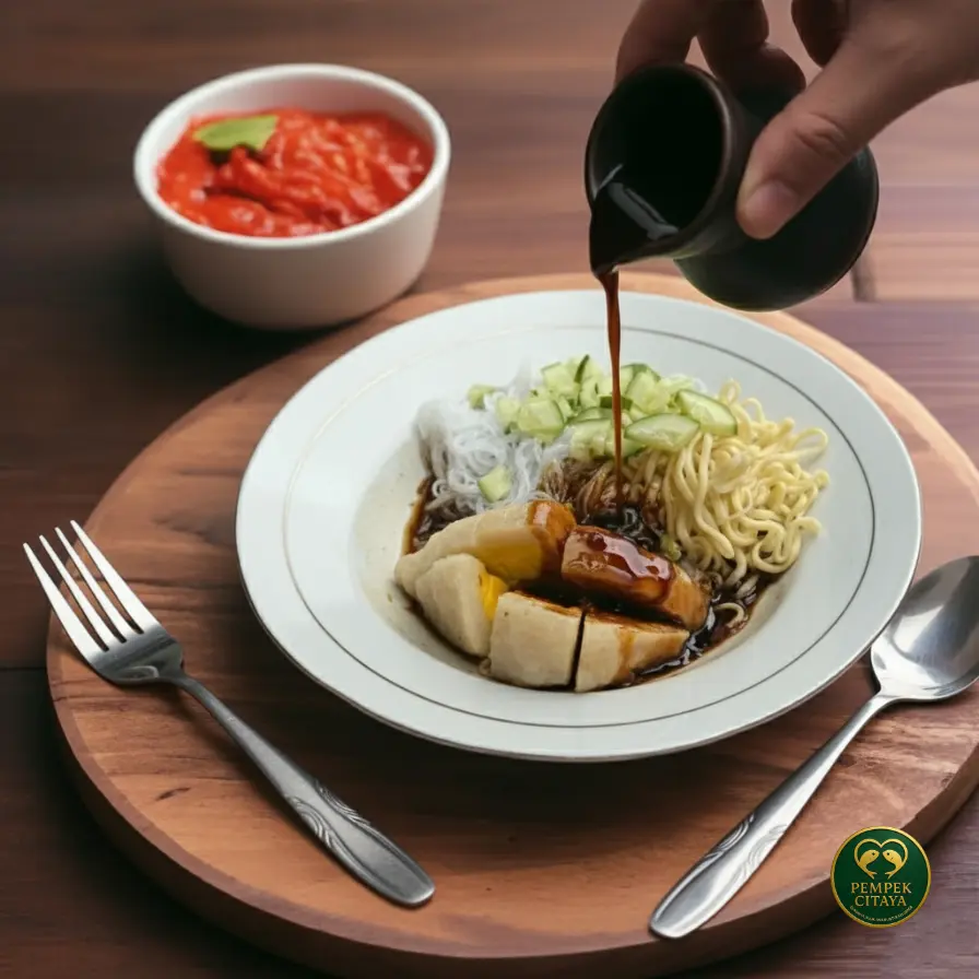 Pempek Kapal Selam Jumbo Palembang